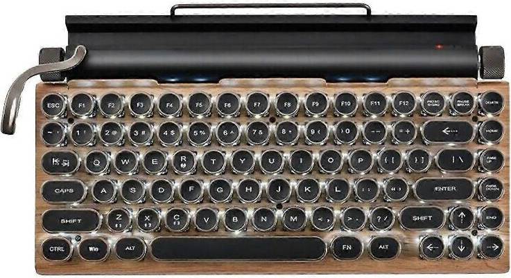 Retro keyboard Retro Typewriter Wireless Bluetooth Keyboard