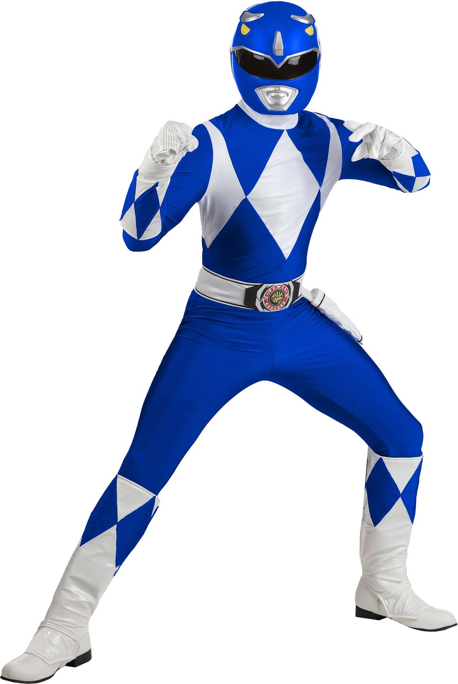 Fun Costumes Authentic Power Rangers Men's Blue Costume