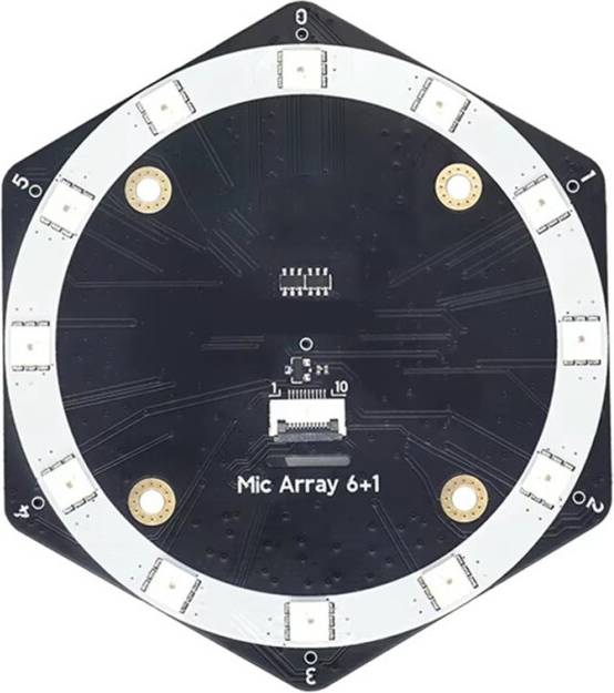 6+1 Mic Array Localization Beamforming USB Driver