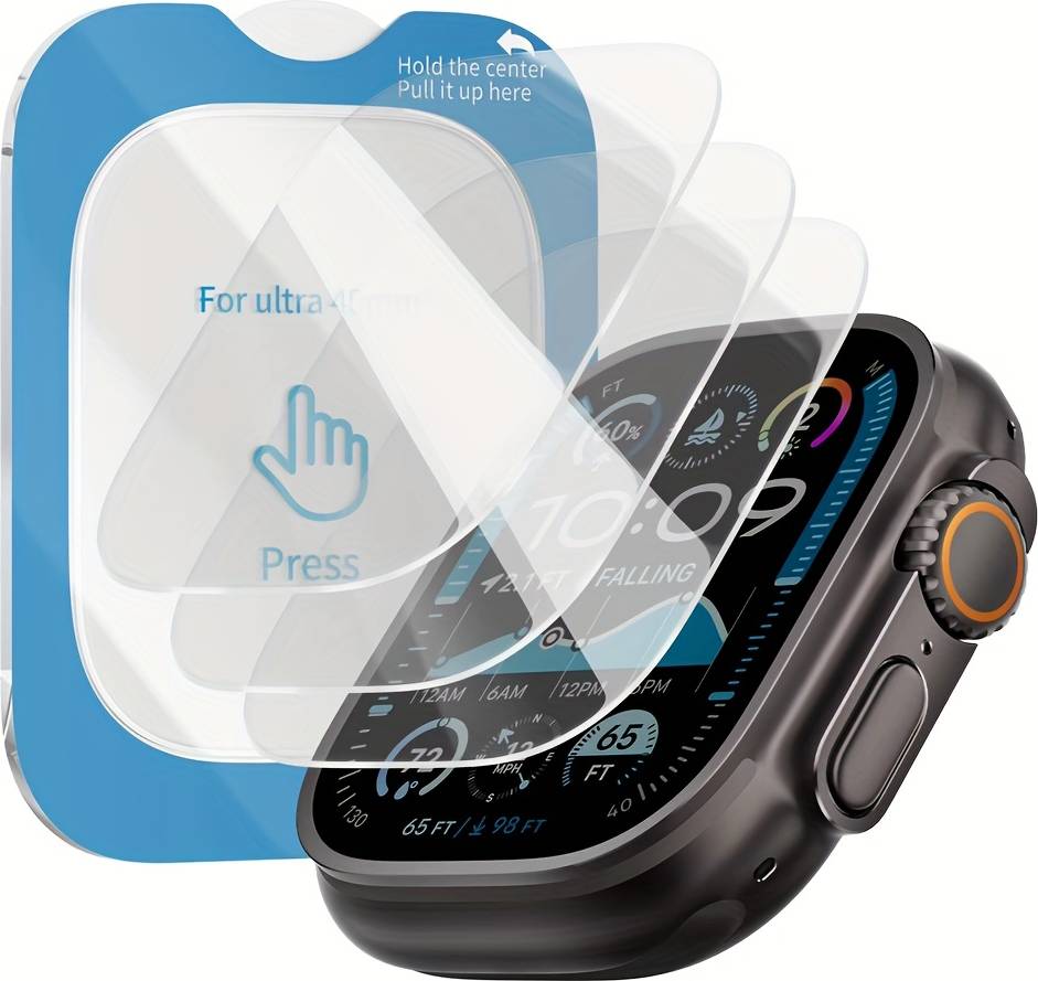 Temu 3 Pcs Screen Protector For Watch