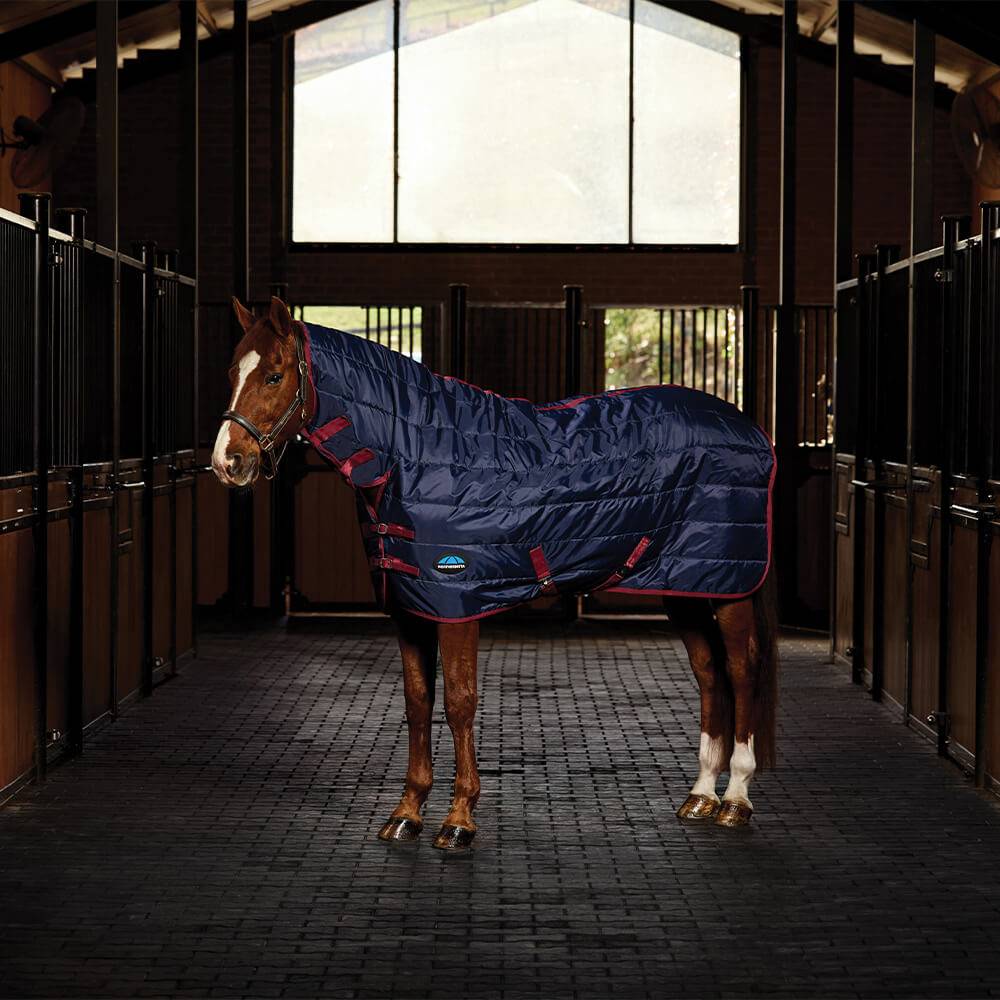 Weatherbeeta ComFitec 210D Channel Quilt Combo Stable Rug - Navy