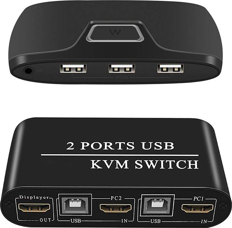 Hdmi switch 4k Generique Multifunctionele 4K Hdmi Compatible Kvm Switch