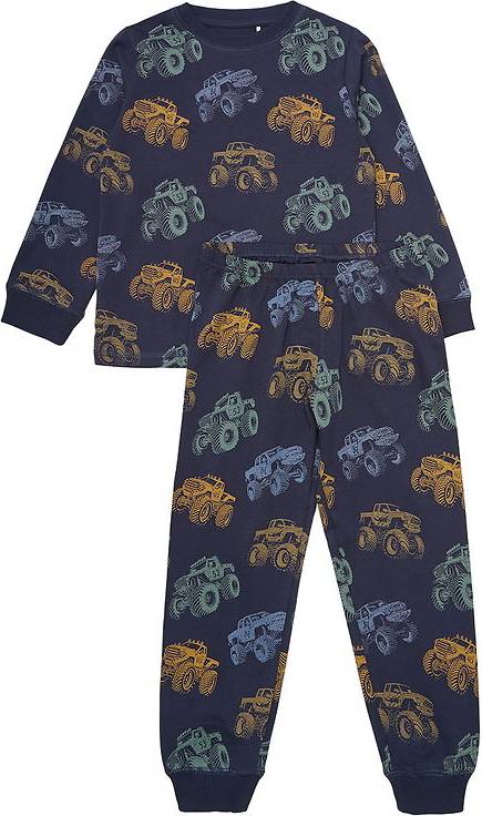 Minymo Pyjamas Ls Set Aop Multi Patterned - Parisian Night