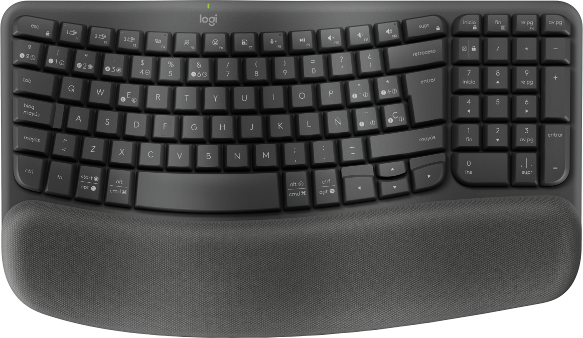 Logitech Wave Keys For Business Ergonomic Keyboard