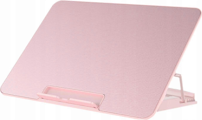 Tappetino Raffreddamento Rosa Laptop Due Porte USB