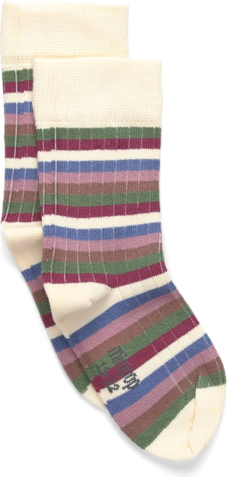 Bamboo Multi Stripe Socks - Multi/Patterned