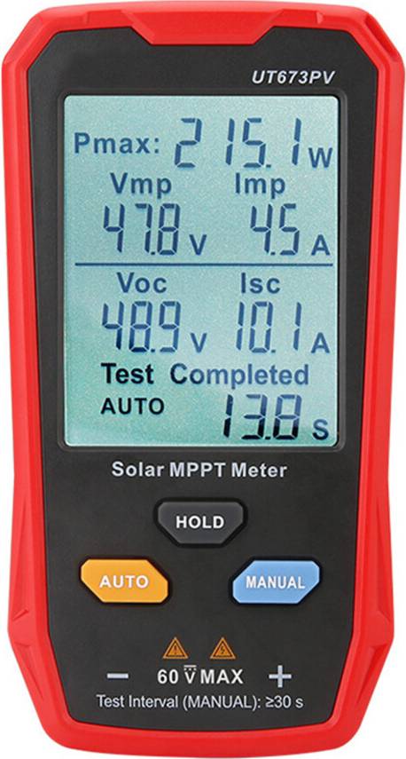 Solar Panel Tester 800W Multimeter MPPT