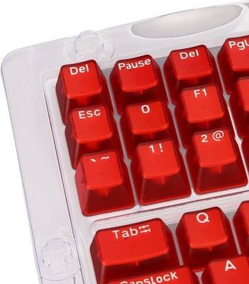 Red Red 132 Keys Keyboard Keycaps