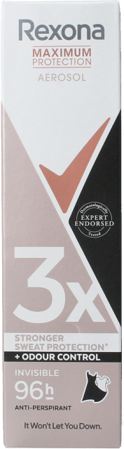 Maximum protection antiperspirant Rexona Maximum Protection Invisible Antiperspirant Spray 150 ml