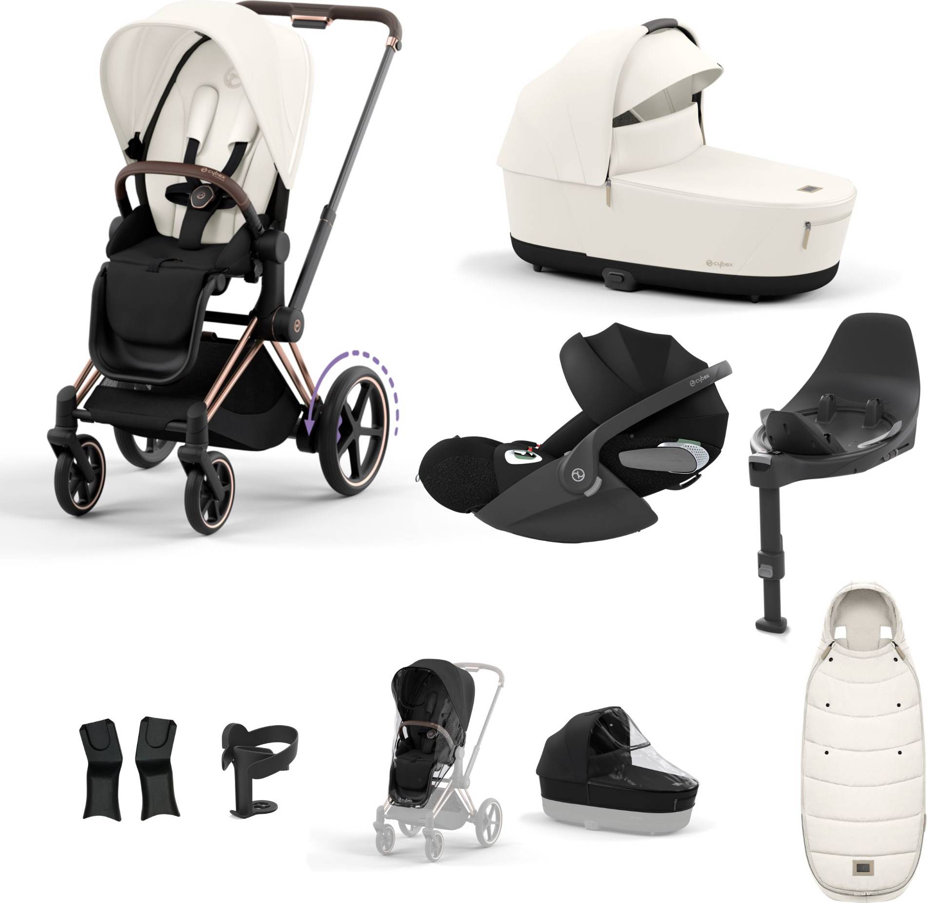 Cybex base Cybex ePriam Bundle with CloudT ISOFIX Base