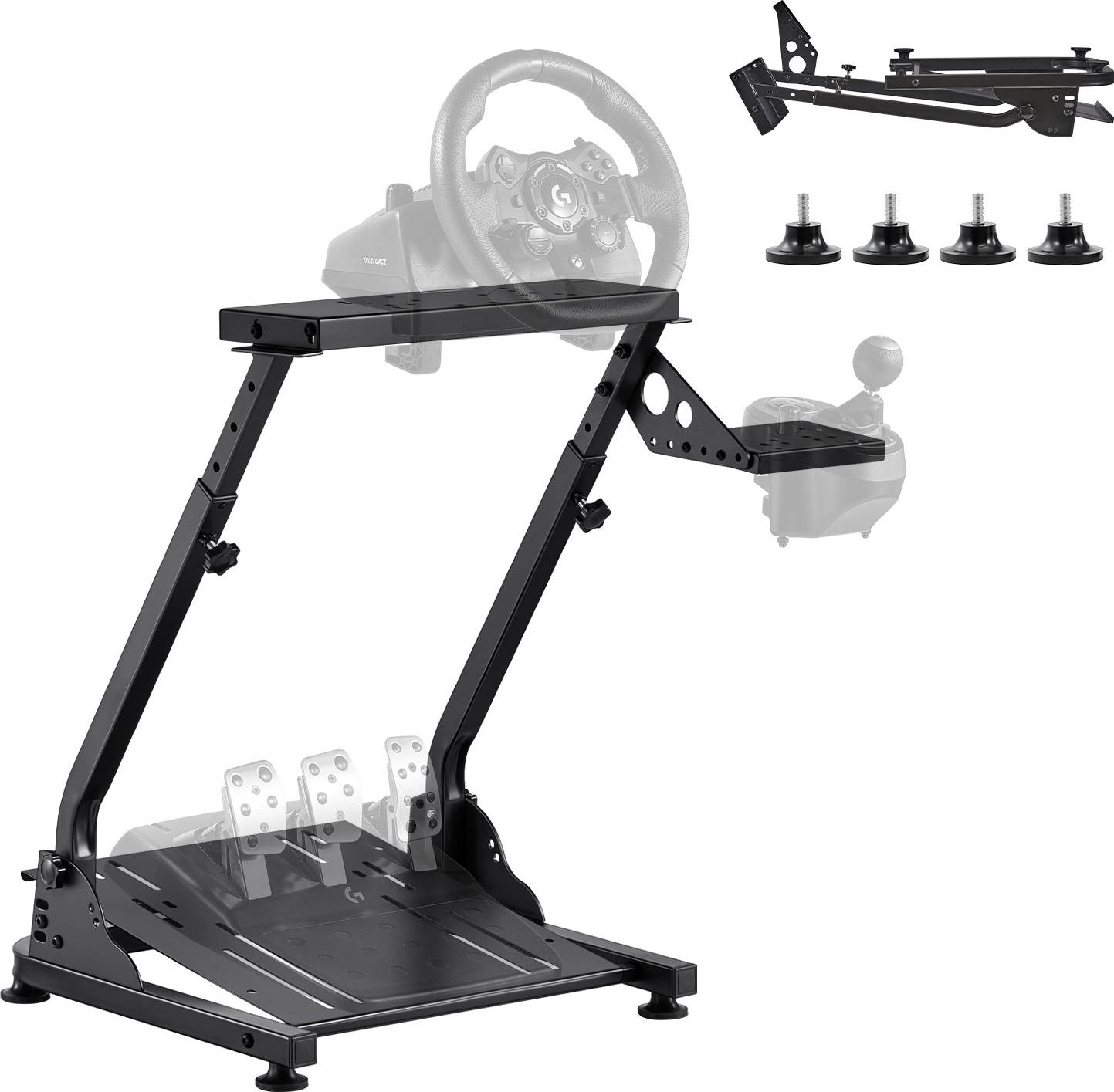 Racing simulator Uimoso Racing Simulator Cockpit Steering Wheel Stand