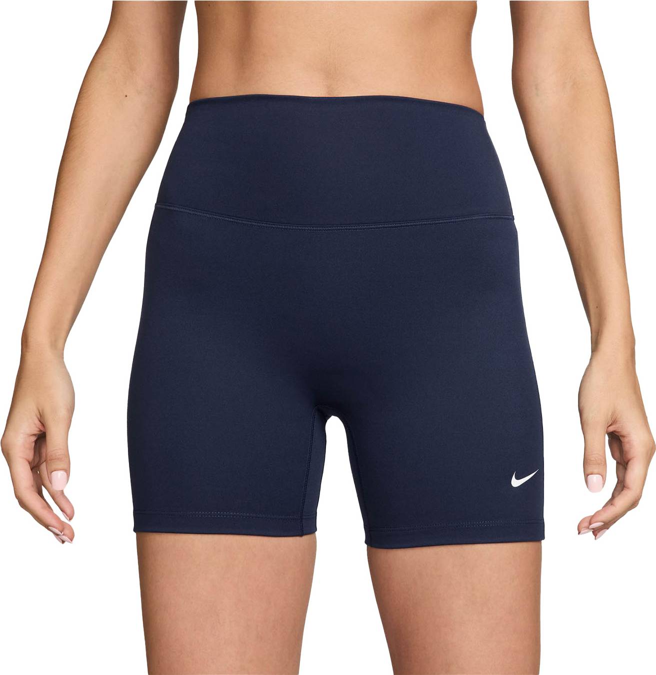 Nike Dri-FIT One 5 Inch Biker Shorts - Blue