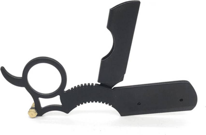 Manual Beard Hand Razor Black Stainless Steel