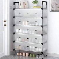 6 Tier Cabinet Storage Organiser Shoe Rack