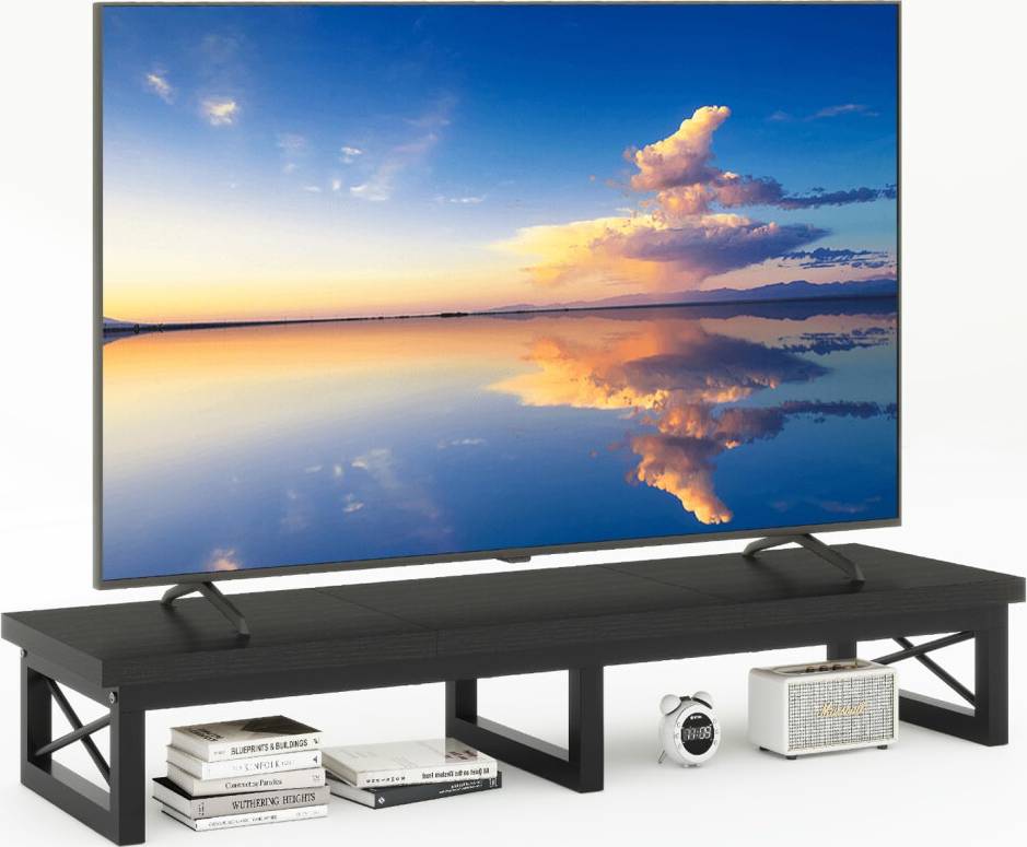 Tv riser 45 Large TV Riser Stand with Storage