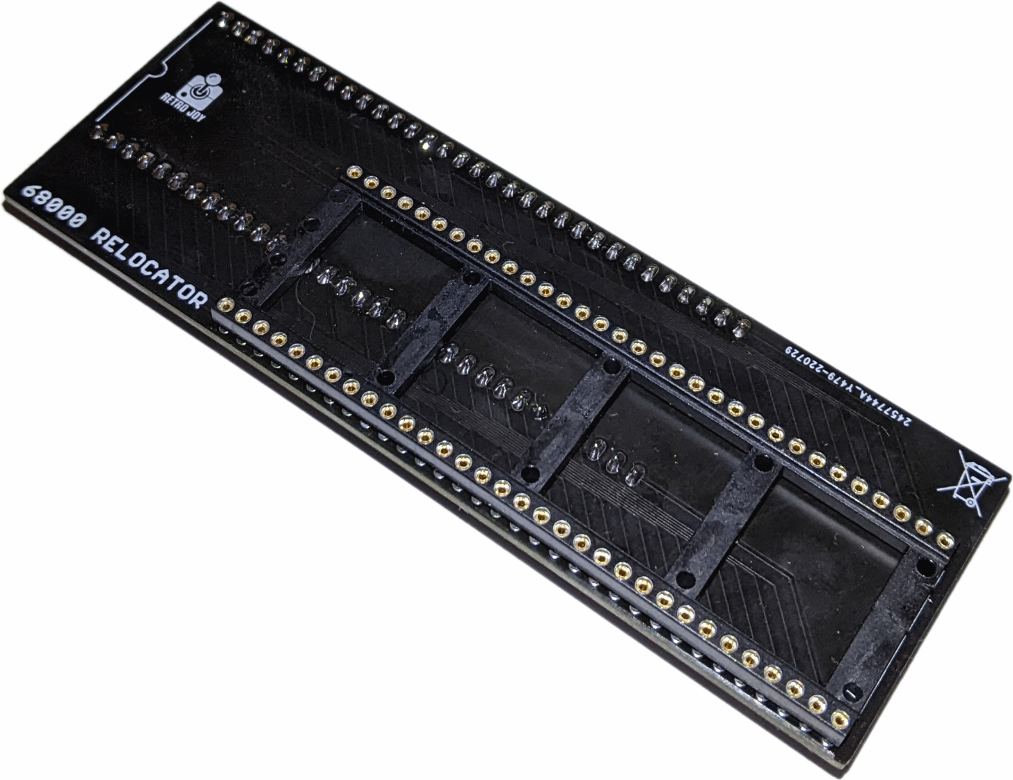 Amiga 500 Straight Cpu Processor Relocator Riser Adapter