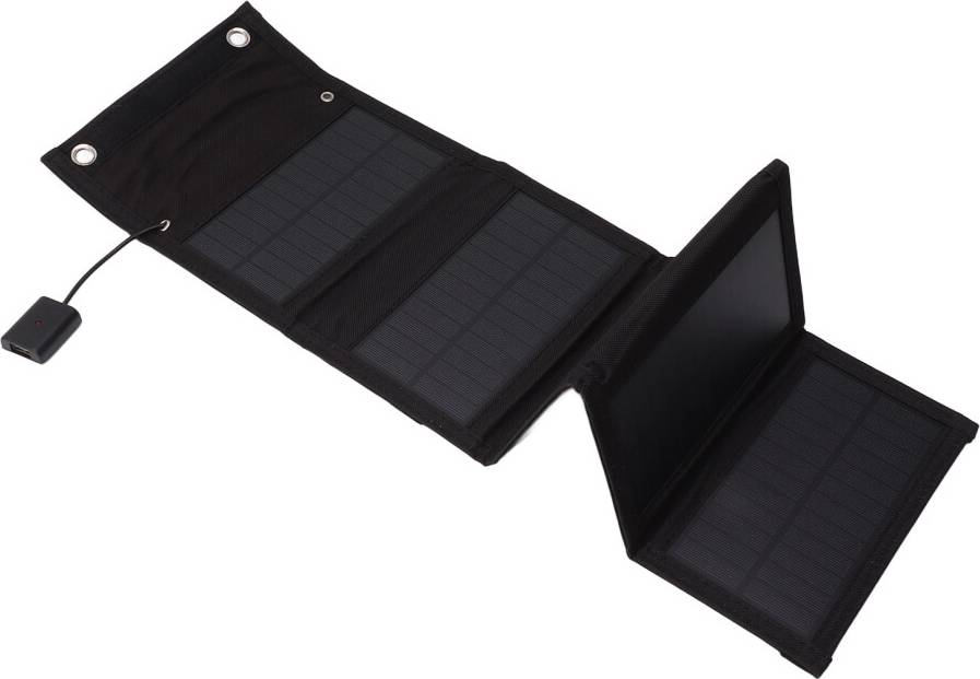 Foldable Solar Panel With Low Light USB Charging