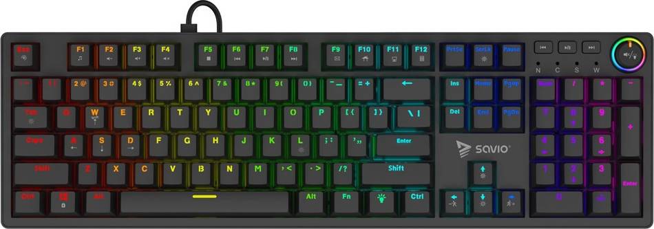 Savio Styx Outemu Red Hot Swap Rgb Keyboard