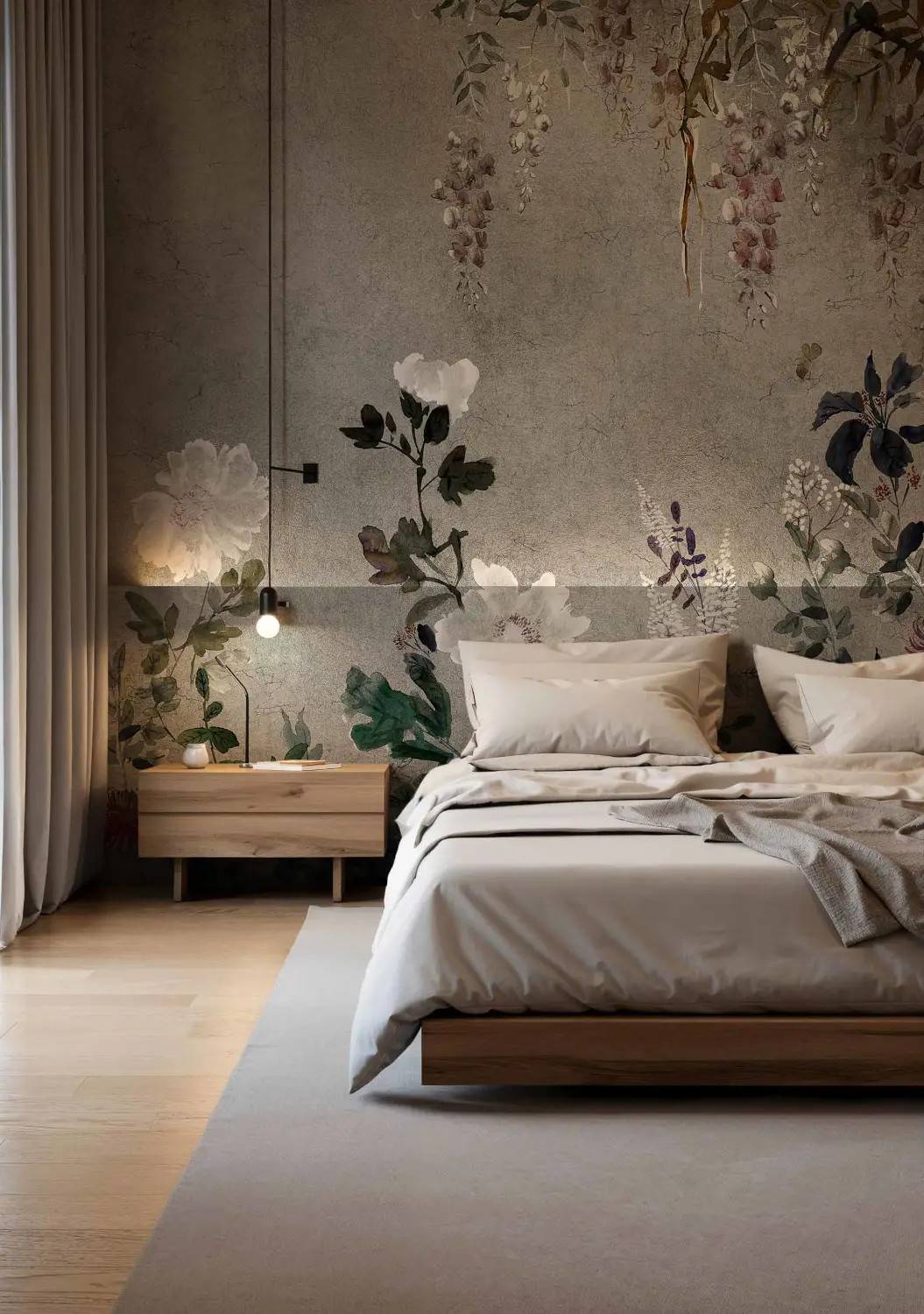Coordonné Mural Spring Silver