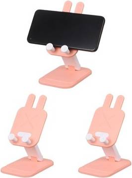 Cell phone stand Uxcell 3pcs Foldable Cute Rabbit Shape Cell Phone Stand