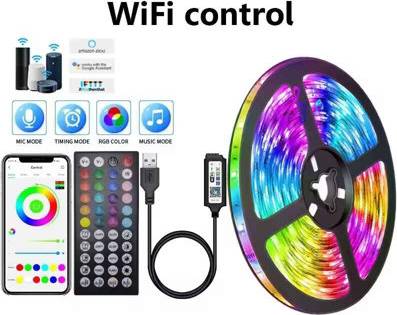 Led lights B&Q 30M USB RGB LED Lights With App Control Light Strip