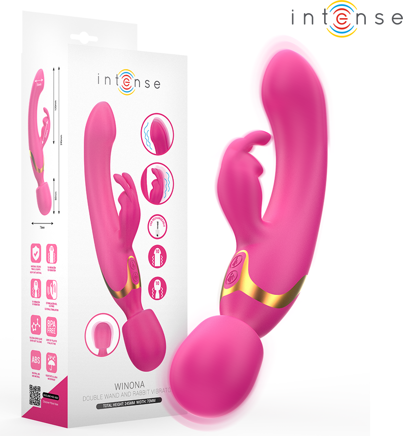 Winona Double Vibrator Rabbit Wand