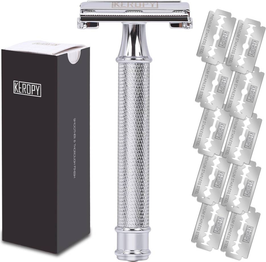 Double edge safety razor Stainless Steel Double Edge Safety Razor