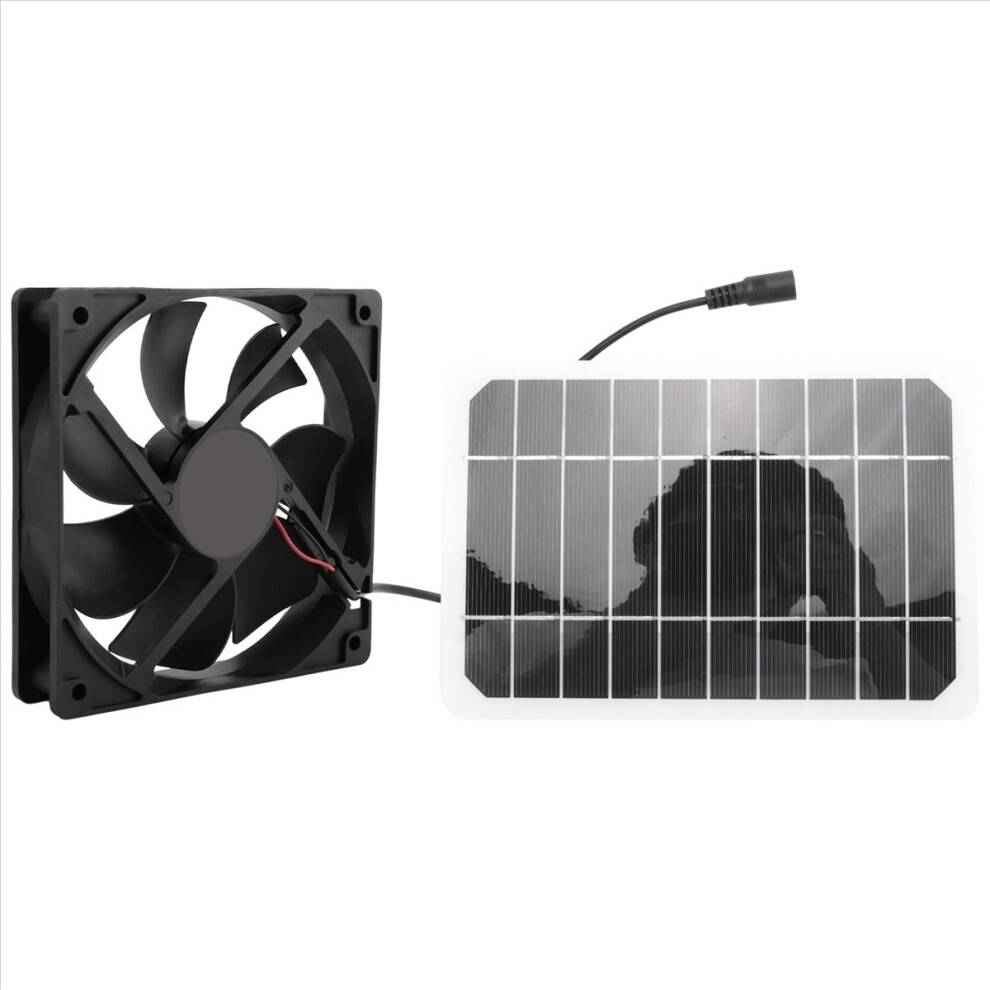 Kepptory Solar Panel Fan Set 5V 6W Mini Cell DIY Plate Kit