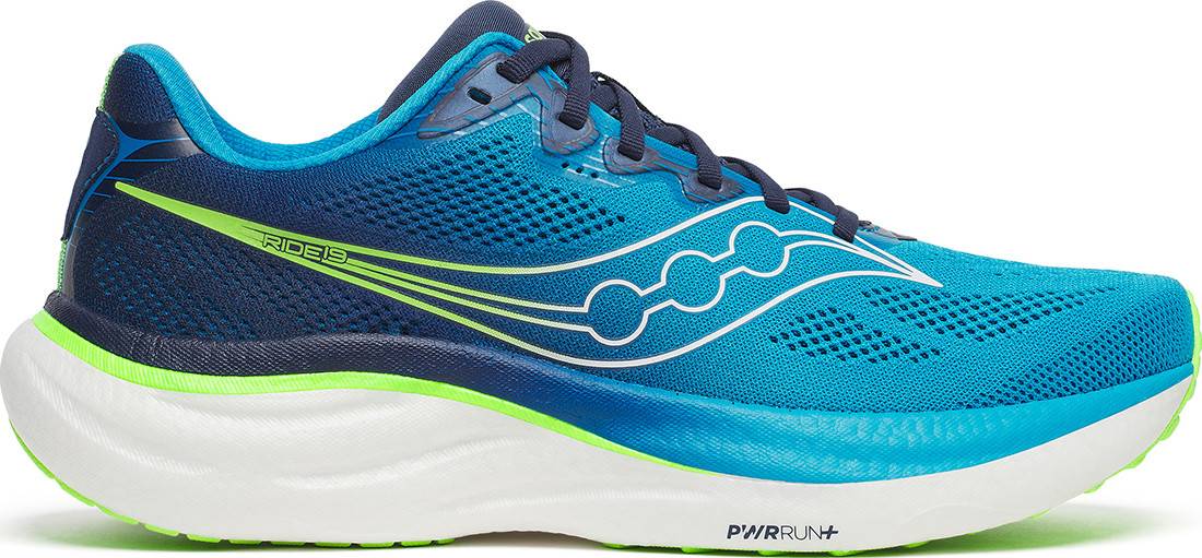 Saucony Ride 19 M - Cobalt/Slime