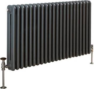 Anthracite Horizontal Double Column Designer Radiator