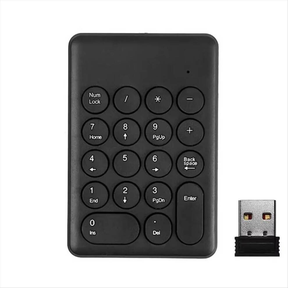 2.4G Wireless Digital Keyboard USB 18Keys