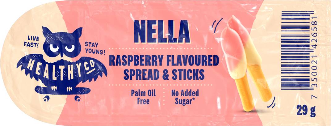 Healthyco Nella 29 G White Choco Raspberry