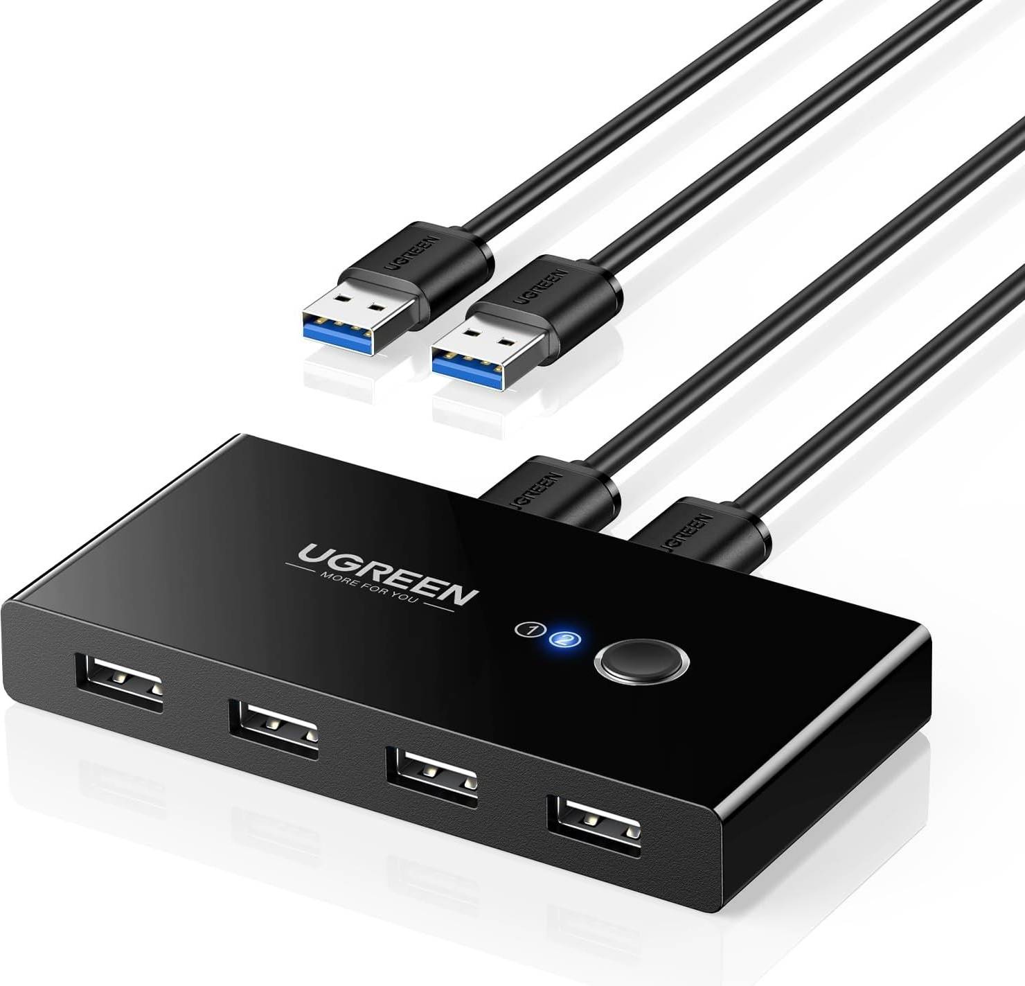 Ugreen usb switch UGREEN 2 In 4 Output USB KVM Switch