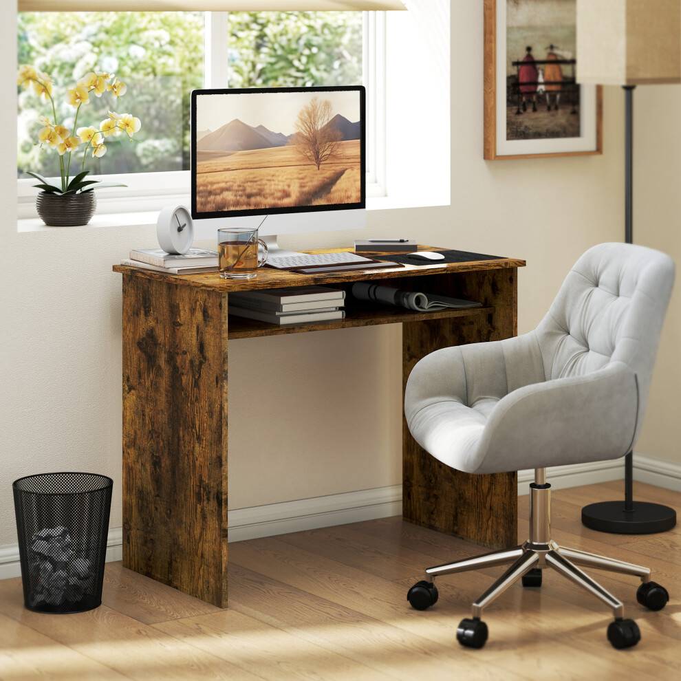 Homcom Computer Table Storage Writing Desk