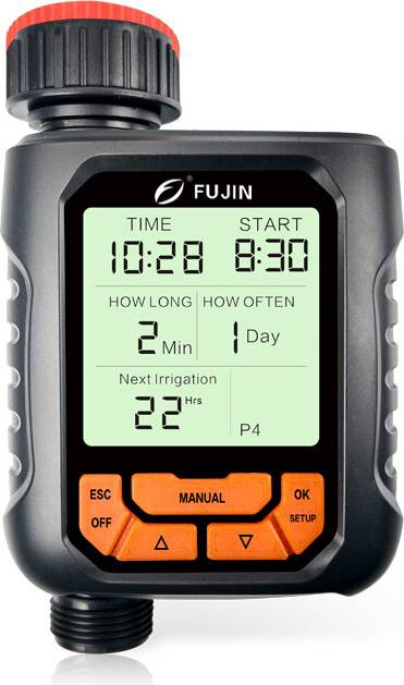 Fujin Irrigation Large LCD Display Water Timer