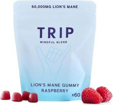 TRIP Raspberry Lion's Mane Gummies 60 pcs