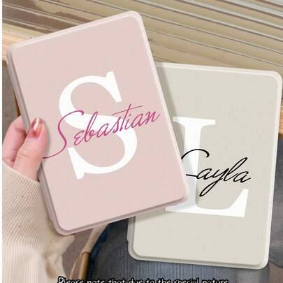 Shein Customizable Kindle Case Initial Last Design