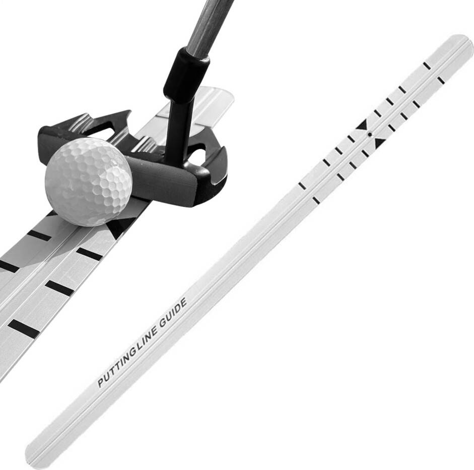 Golf Putting Aid Putter Alignment Rail