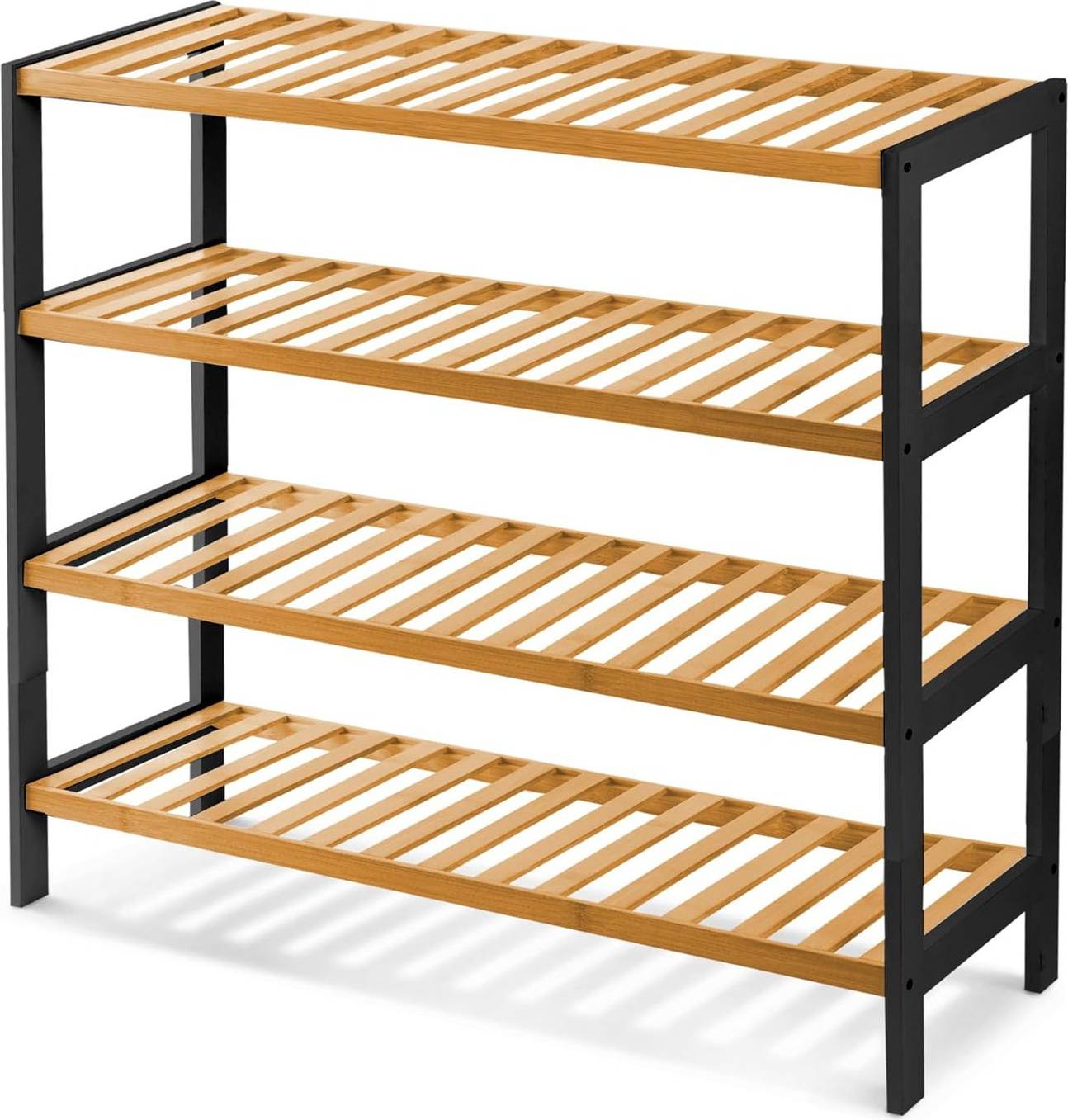 Temu Neo 4-Tier Bamboo Shoe Rack