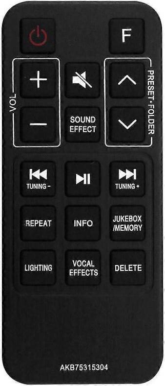 Remote Control for LG SoundBar