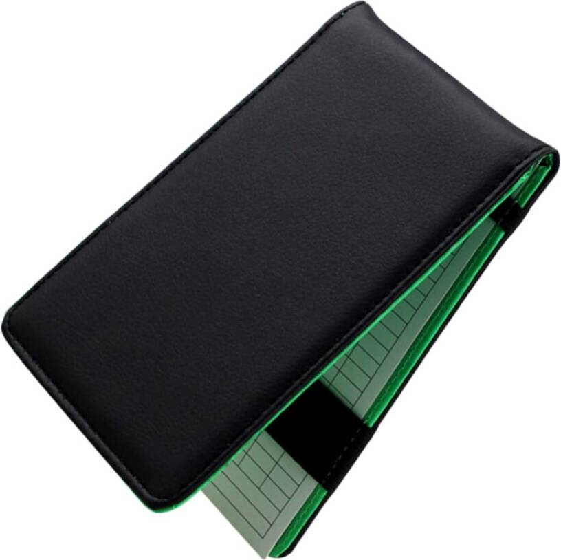 Portable Golf Score Notebook Flip Open