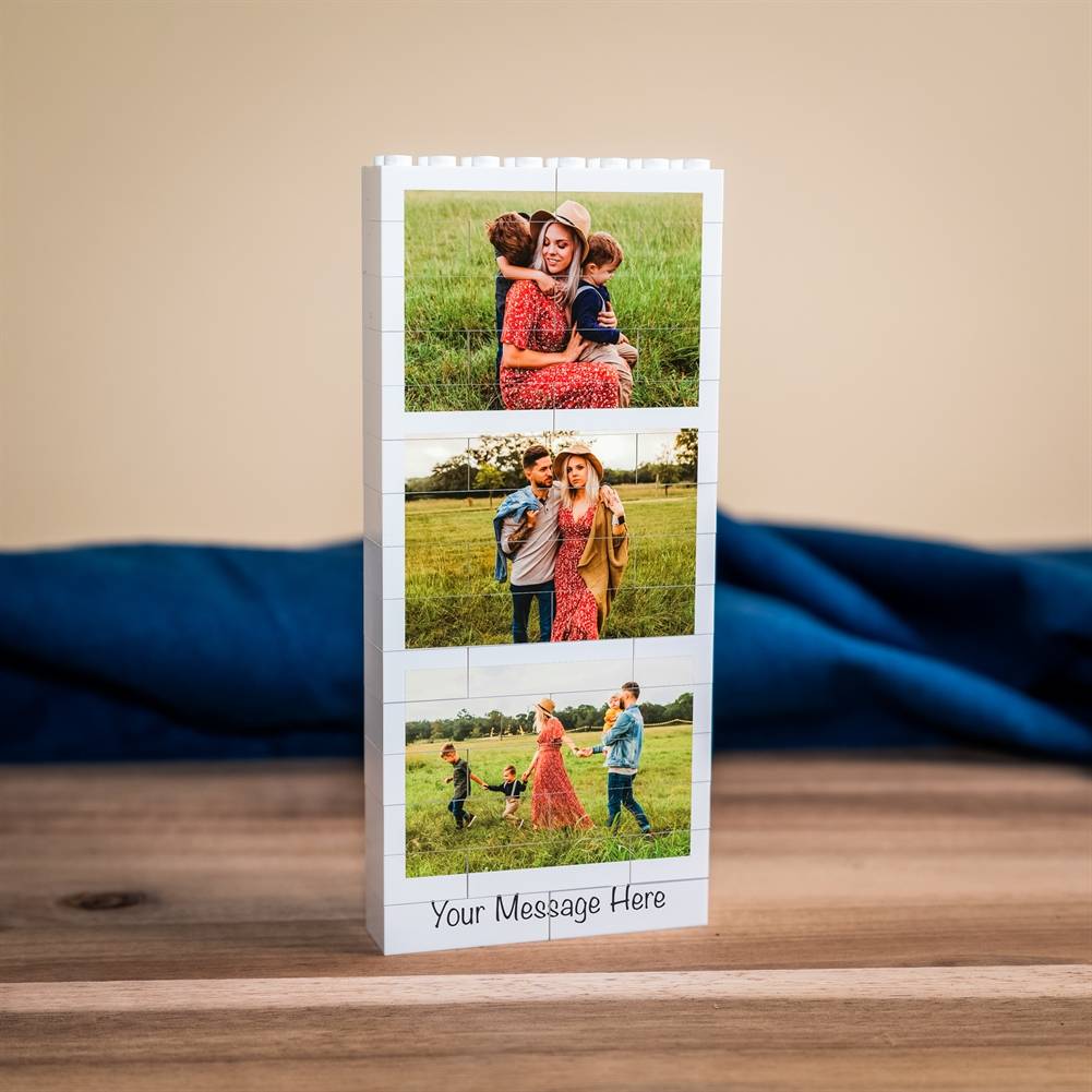 Personalised Multi-Photo Upload Building Block Puzzle