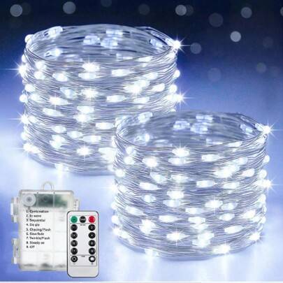 Battery powered fairy lights Shein Battery Powered Fairy Lights With Remote Control String Light