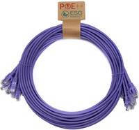 Cablenet 0.3m Cat6 RJ45 Violet Patch