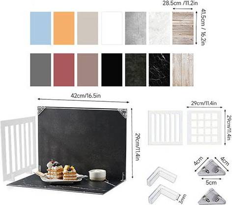 Pixapro Tabletop Photography Backdrop Kit