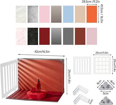 Pixapro Tabletop Photography Backdrop Kit