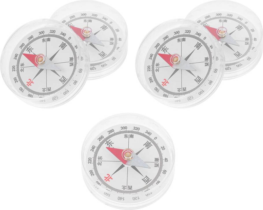 Inoomp Compass Hiking Navigation Tools 5pcs