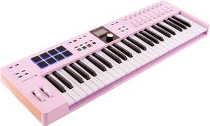 Arturia KeyLab Essential Mk3 49-Key Keyboard Controller - Rose Quartz