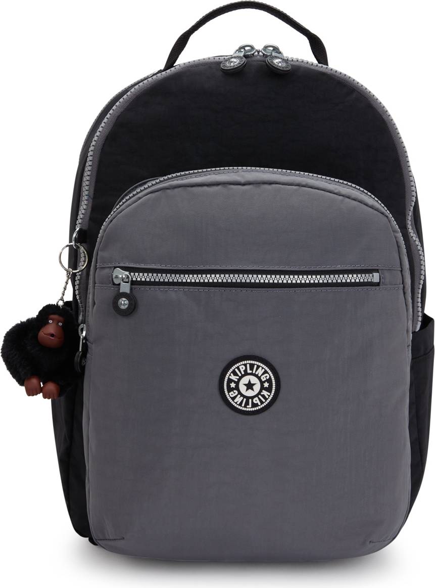 Kipling Rygsæk Seoul College Extra - Grå/Sort