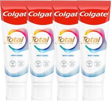 Colgate total Colgate Total Whitening Toothpaste 4x100ml
